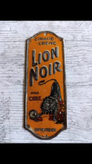 Antique polisch tin doorsign 1920,s