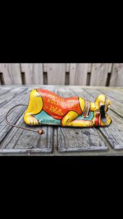 Antique usa 1939 Walt Disney pluto wind-up Marx tintoy
#antiquetintoys #blikspeelgoed #blechspielzeug #marxtintoy