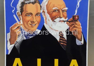 ajja emaille reclamebord 1955 origineel