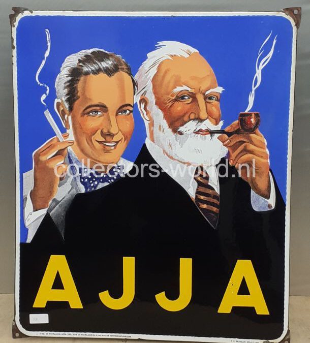 AJJA emaille reclame bord