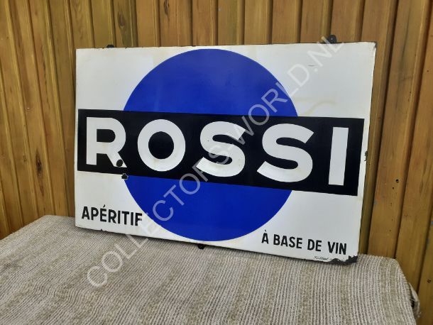 Emaille reclamebord “Rossi”