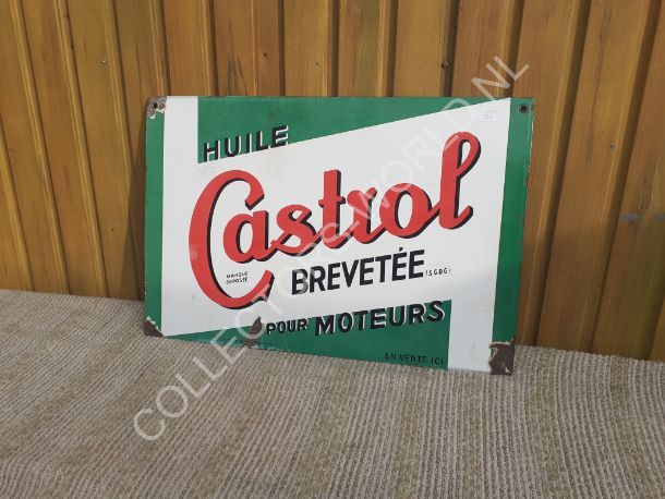 Emaille reclamebord “Castrol”