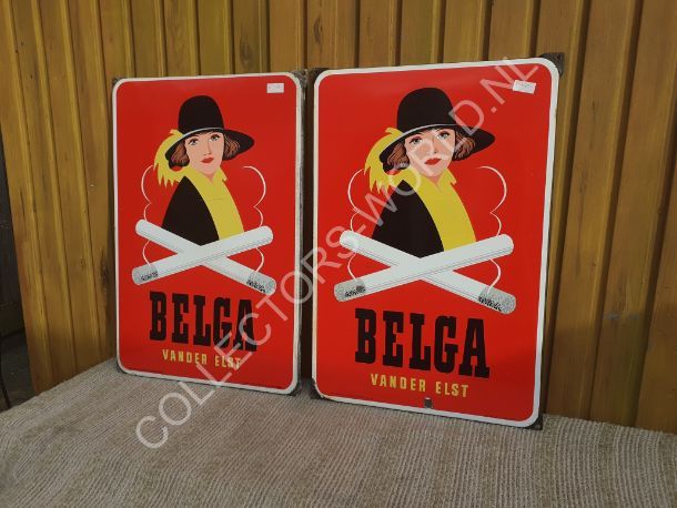 Emaille reclamebord “Belga”