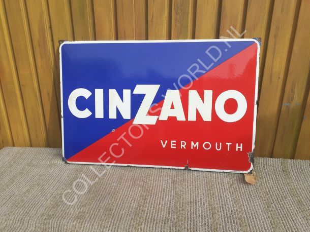 Emaille reclamebord “Cinzano”