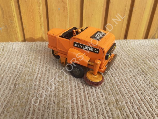 Vintage toy roadsweeper dept of sanitation