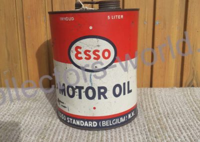 oud esso olie blik liter