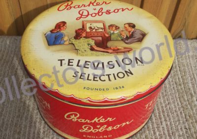 Antique toffee caramel tin can